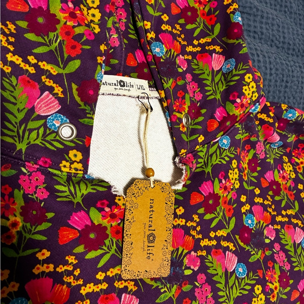 Floral Oversized Hoodie - Picture 7 of 8